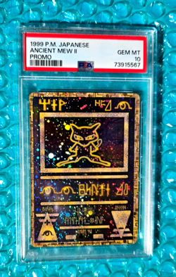 1999 Pokemon Japanese ANCIENT MEW II Movie Holo Promo PSA-10 - Image 5
