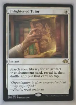 Enlightened Tutor 006/261 Dominaria Remastered (DMR) Rare NM MTG 2023 - Image 1