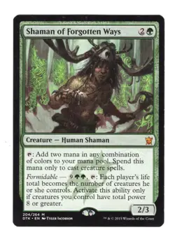 Shaman of Forgotten Ways #204 (NM) Dragons of Tarkir DTK Magic MTG - Image 1