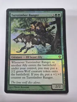 MtG Turntimber Ranger - HP Foil - Zendikar - Image 1