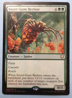 MTG Magic - Sweet-Gum Recluse CMR Commander Legends Foil Rare #260 - Image 1