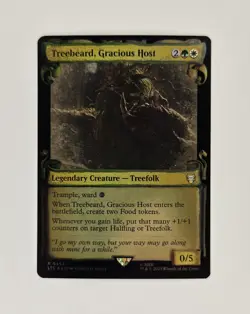 Treebeard, Gracious Host NM Showcase Scrolls Foil MTG LotR Unplayed Magic - Image 1