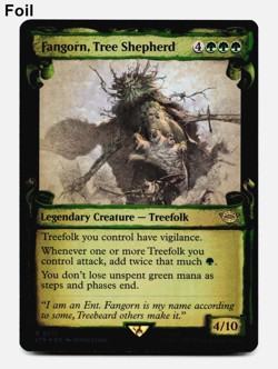 Fangorn, Tree Shepherd (Showcase Scrolls) - FOIL - [The Lord of the Rings] MTG - Image 1
