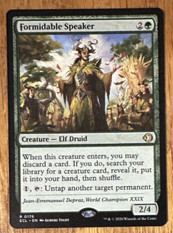 MTG: Lorwyn Eclipsed, Formidable Speaker - Image 1