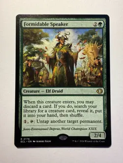 Formidible Speaker - Magic the Gathering Lorwyn Eclipsed 0176 - Image 1