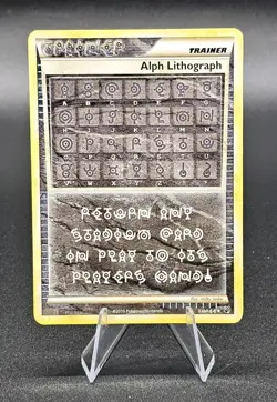 Pokemon Alph Lithograph Three III Undaunted Rare Secret Trainer TCG 2010 - Image 1