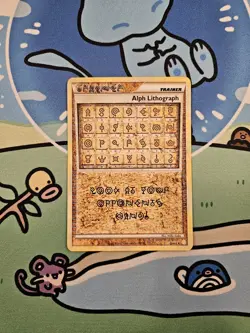 Pokemon TCG: Alph Lithograph Ultra Rare (ONE) Heartgold Soulsilver LP/MP - Image 1