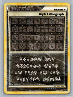 Pokemon TCG Alph Lithograph #THREE Undaunted - Image 1