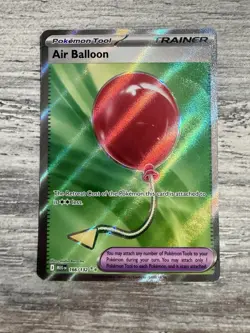 Pokemon TCG Air Balloon 166/132 Mega Ultra Rare Holo NM+ - Image 1