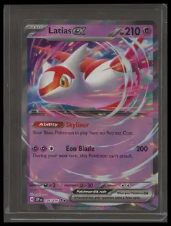 Pokemon TCG Latias ex 076/191 SV08: Surging Sparks Holo NM/M - Image 1