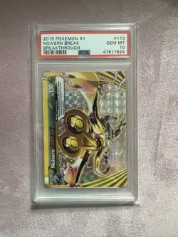 2015 Pokemon XY Noivern Break Breakthrough PSA 10 113/162 POPULATION ONLY 51! - Image 1
