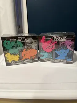 Pokemon Evolving Skies ETB Elite Trainer Box Sealed Set Of 2 - Image 1