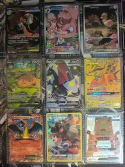 ⭐Modern Pokemon Collection Lot Binder Charizard V + Reshiram.NM-LP+🔥Crispy!🤌#7 - Image 2