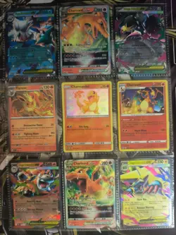 ⭐Modern Pokemon Collection Lot Binder Charizard V + Reshiram.NM-LP+🔥Crispy!🤌#7 - Image 4