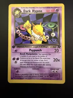 Dark Hypno 26/82 Rare - Team Rocket - 1st Edition - Pokemon TCG WOTC - Image 1