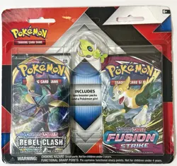 Pokemon TCG: Sword & Shield Fusion Strike Booster Pack Blister & Collector's Pin - Image 1