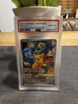 Pikachu SV-P #001 | Scarlet & Violet | PSA 10 | Pre-Order 2022 Japanese Pokemon - Image 1