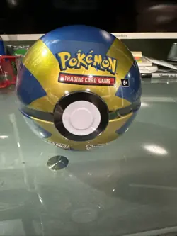 FACTORY SEALED Pokemon TCG Quick Ball Pokeball Tin J21 New - Image 1