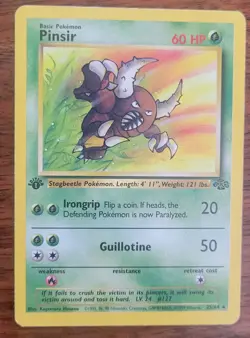 Pinsir 029/130 Base Set 2 Regular Pokemon TCG First Edition - Image 1
