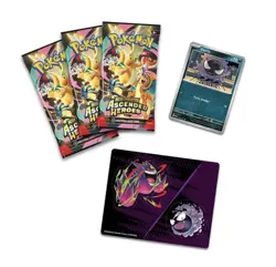 Pokemon Mega Evolution Ascended Heroes Tech Sticker Collection Gastly TCG 3packs - Image 3