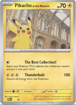 Pikachu At The Museum, Pokemon X Natural History Museum Jumbo Promo - FAST SHIP - Image 3