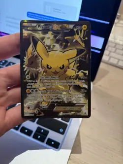 Pikachu EX XY124 Holo Pokemon TCG Black Star Promo Deutsch - Image 1