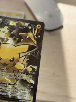 Pikachu EX XY124 Holo Pokemon TCG Black Star Promo Deutsch - Image 4