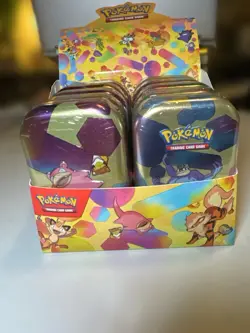 Pokemon TCG Scarlet & Violet 151 Mini Tin Display, 10 Tins - Sealed, New - Image 1