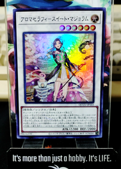 Aromaseraphy Sweet Marjoram QCCU-JP165 Super Rare Yugioh OCG Japan - Image 1