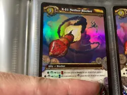 X-51 Nether-Rocket Loot Card USED TCG CODE wow card game cny - Image 1