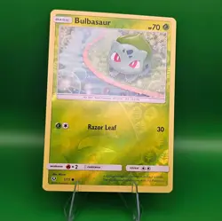Bulbasaur 1/73 - Reverse Holo Shining Legends 2017 Pokemon TCG - NM Unplayed - Image 2