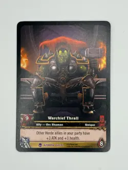 World of Warcraft TCG Azeroth 267/361 Extended Art Warchief Thrall - Image 1