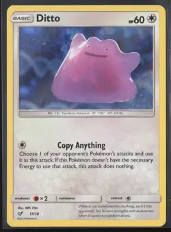 Ditto 17/18 Detective Pikachu Holo LP - Image 1