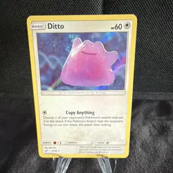 Ditto[17/18 Detective Pikachu] - Pokemon TCG Holo Rare 60 HP English Card - Image 1