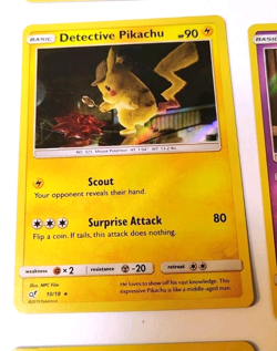 POKEMON 2019 DETECTIVE PIKACHU COMPLETE SET 1-18 CHARIZARD GRENINJA MEWTWO - Image 5