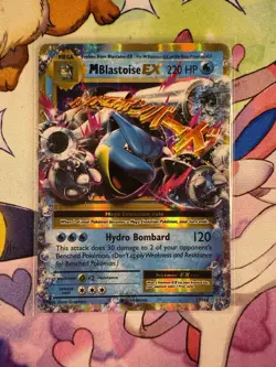 M Blastoise EX 22/108 - Ultra Rare Holo XY Evolutions Pokemon TCG - MP - Image 1