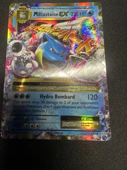 M Blastoise EX 22/108 - XY Evolutions - Ultra Rare Holo Pokemon Card - LP/MP - Image 1