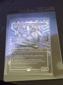 Spectacular Spider-Man 0241 Borderless (Textured Foil) Marvel's Spider-Man Foil - Image 1