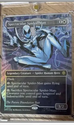 Spectacular Spider-Man (0241) (Borderless) (Textured Foil) Marvel's Spider-Man - Image 2