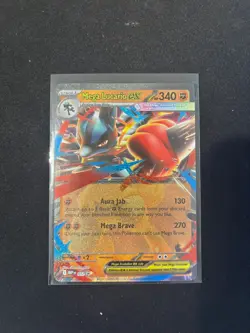 Pokemon TCG - Mega Lucario ex Mega Evolution Black Star Promo 012 - Image 1