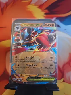 POKEMON TCG - MEGA LUCARIO EX - 012 - BLACK STAR PROMO NM - Image 1