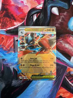 Mega Lucario Ex - MEP 012 - Mega Evolution - Black Star Promo - NM/M - Pokemon - Image 1