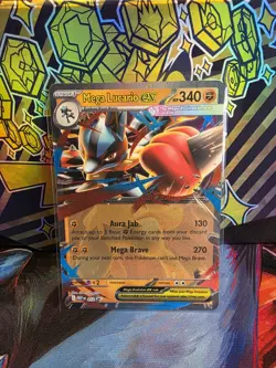 Pokemon TCG - Mega Lucario ex 012 - Mega Evolution Black Star Promo - Image 1
