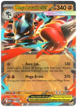 Mega Lucario EX 012 - ME: Mega Evolution Promo - Pokemon TCG EN - Image 1