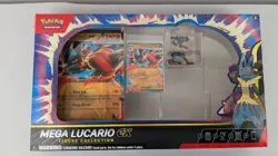 Pokemon Card TCG Mega Lucario EX Figure Collection Box No Boosters Promo MEP 012 - Image 1