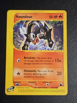 Houndour 66/144 Skyridge Non Holo Pokemon TCG NM - Image 2