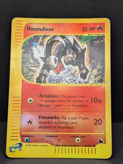 Houndour 66/144 Skyridge Reverse Holo Rare Pokemon TCG Nintendo HP - Image 3