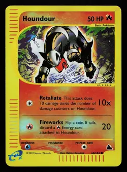 Houndour 66/144 Reverse Holo Skyridge Pokemon Card - Image 1