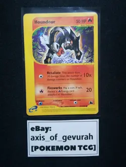 Houndour 66/144 [LP] Skyridge Set Wizards of the Coast WOTC Pokemon Cards - Image 1