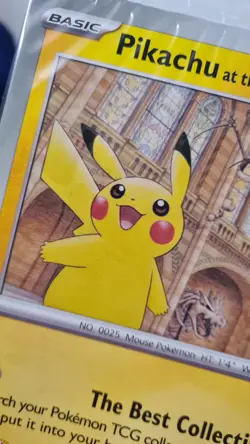 Pikachu at the Museum Pokemon x Natural History Museum Jumbo Promo Card SEALED - Image 4